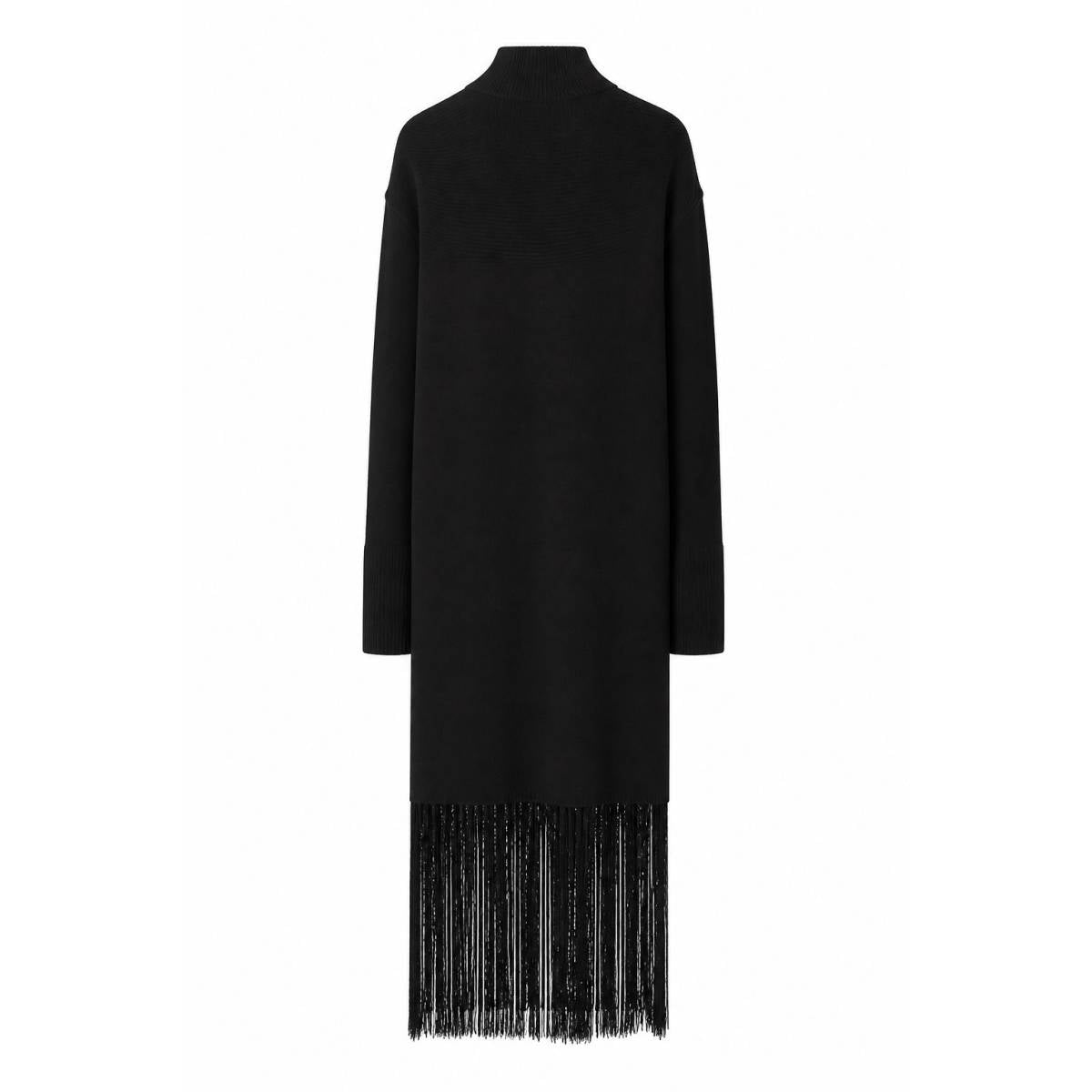 Salvatore Ferragamo | Kleid aus fließender schwarzer Viskose 