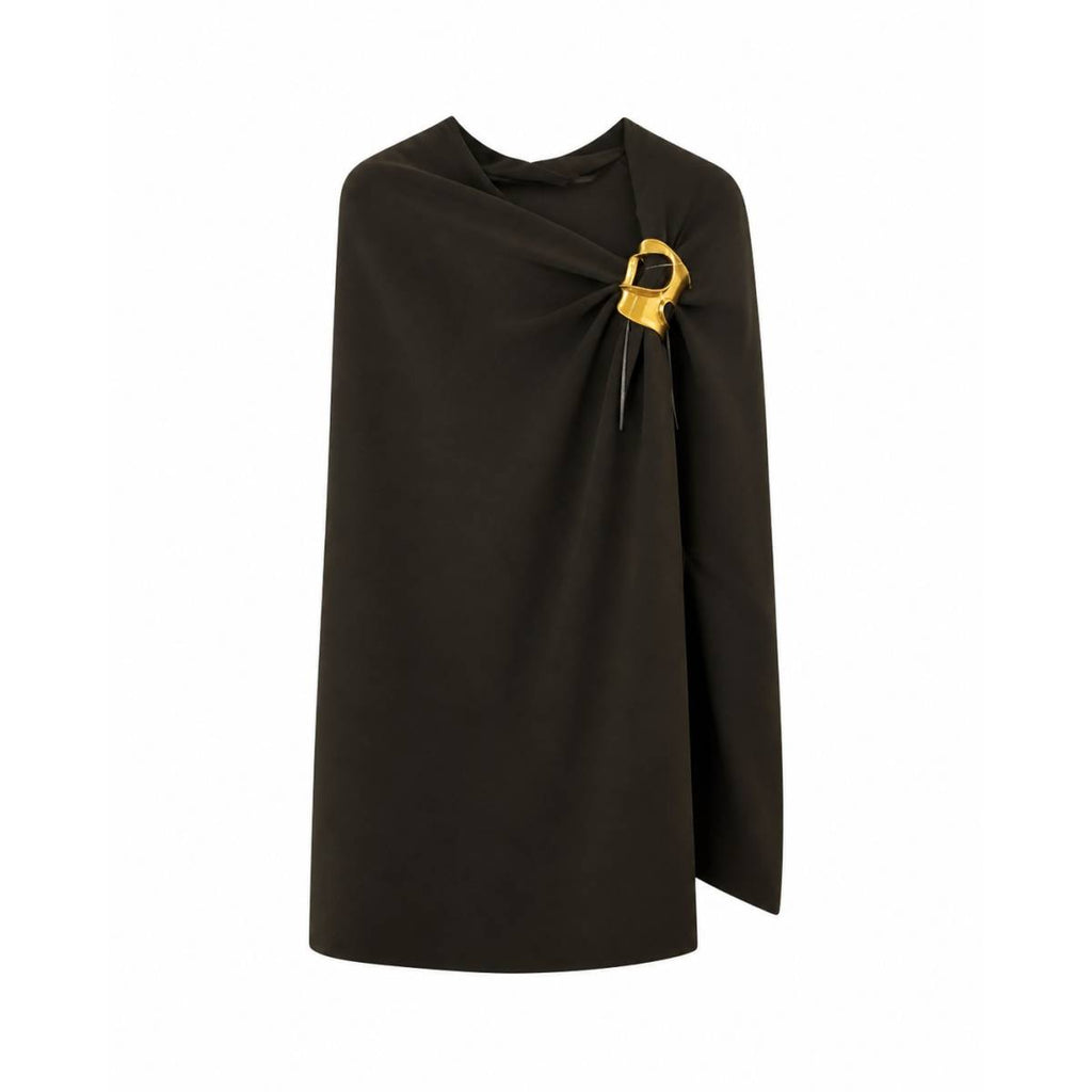 Salvatore Ferragamo | Camisa Envers Satin Negra 