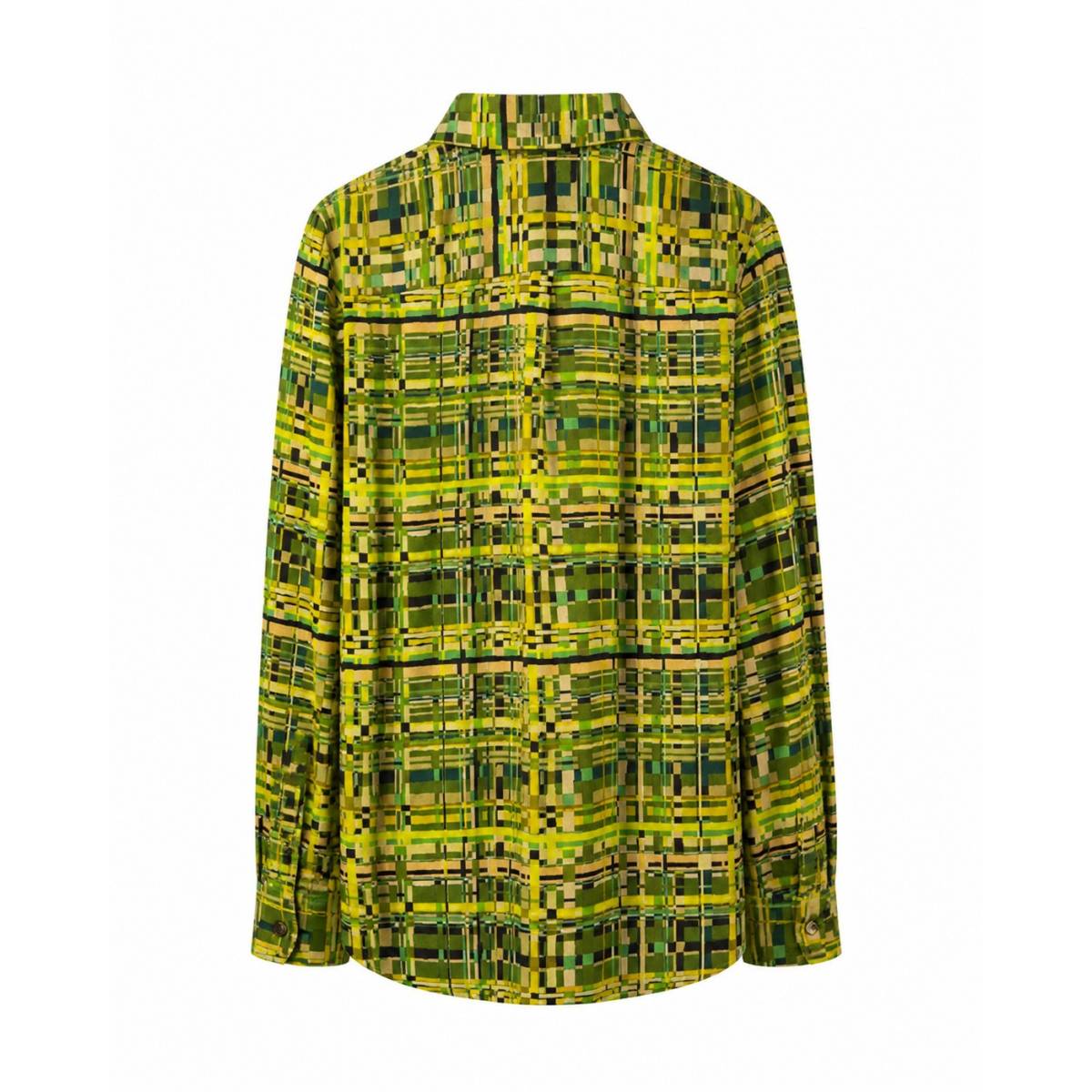 Salvatore Ferragamo | Hemd aus Twill mit abstraktem Print in Bone 