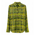 Salvatore Ferragamo | Hemd aus Twill mit abstraktem Print in Bone 