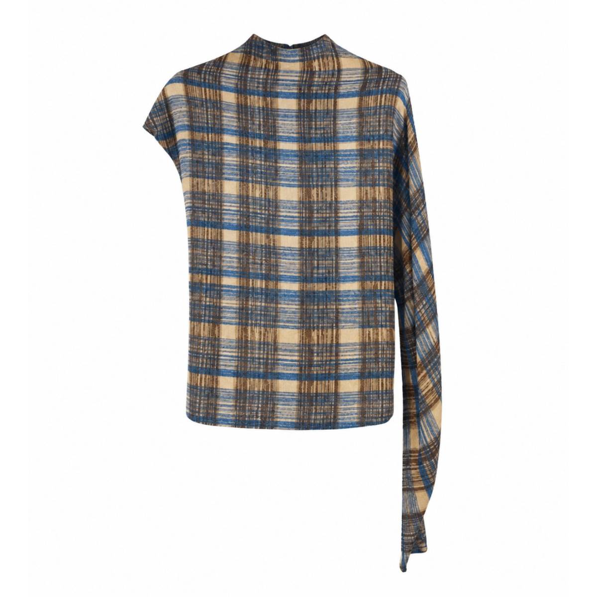 Salvatore Ferragamo | Hemd August Check Jacquard Sable' Bone 