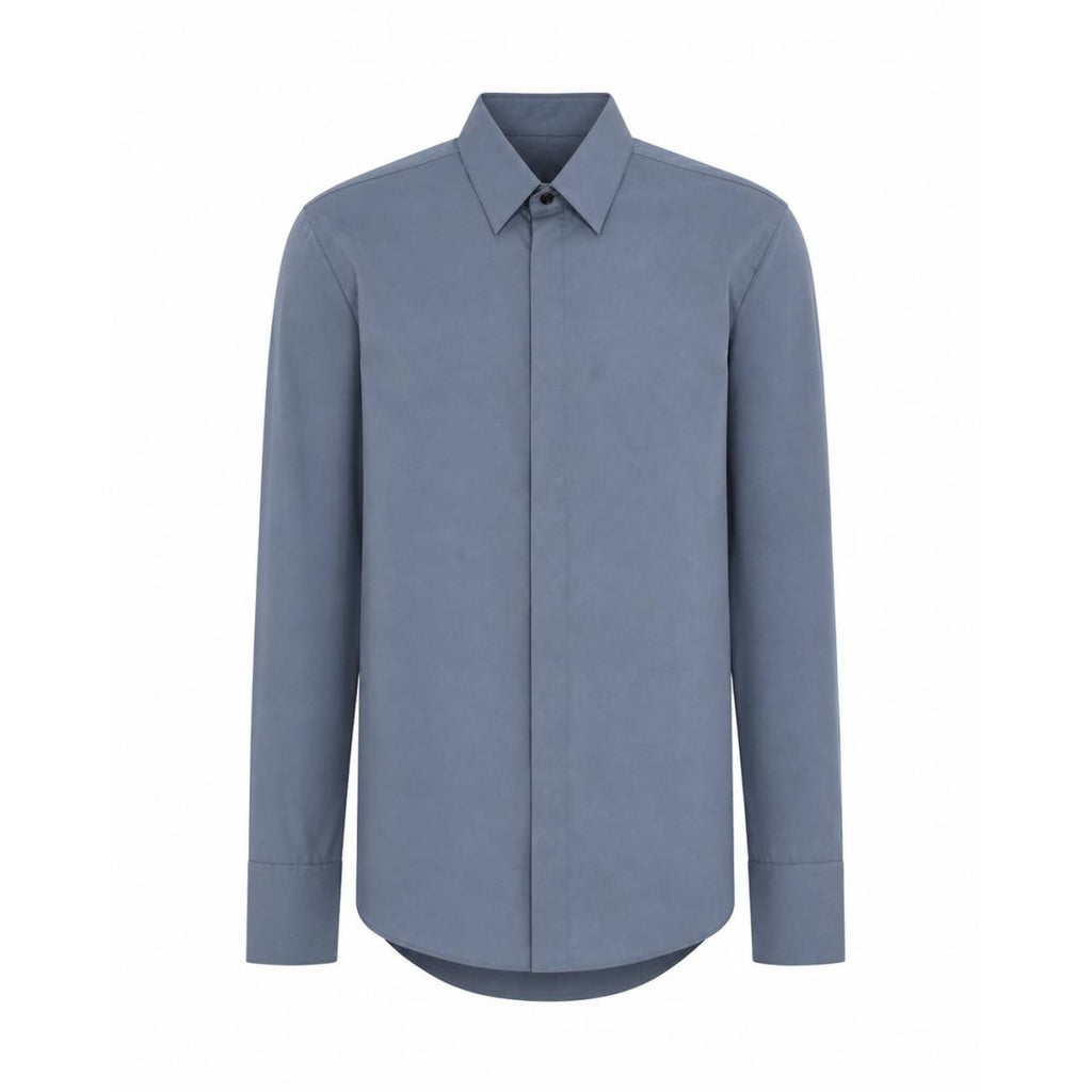 Salvatore Ferragamo | Flou Compact Cotton Poplin Dark Grey 