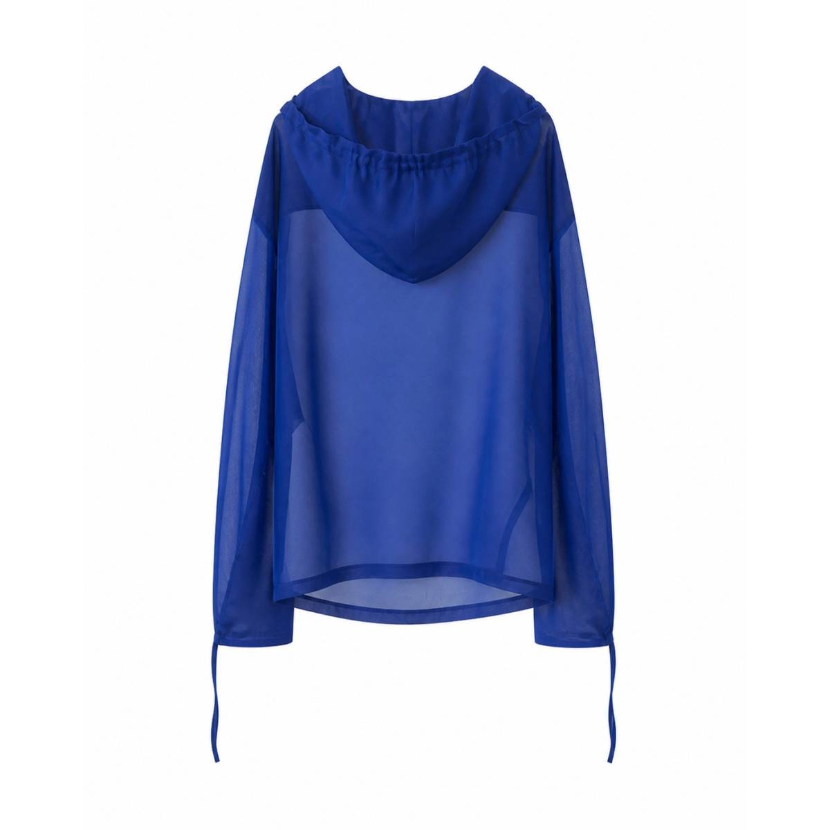 Salvatore Ferragamo | Silk Nylon Organza Outerwear Bluette 