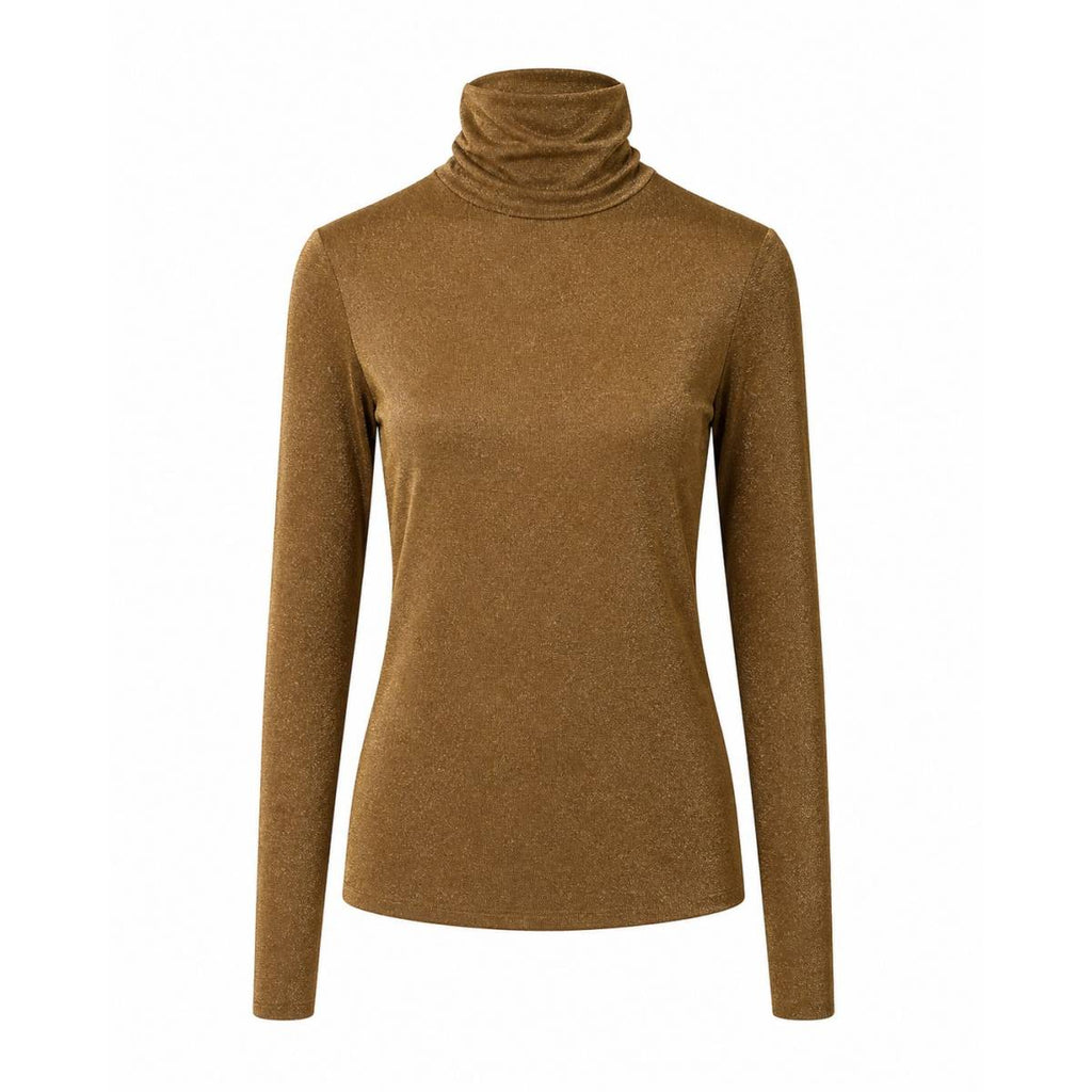 Simona Corsellini | Pullover mit asymmetrischem Ausschnitt Gold 