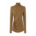 Simona Corsellini | Pullover mit asymmetrischem Ausschnitt Gold 