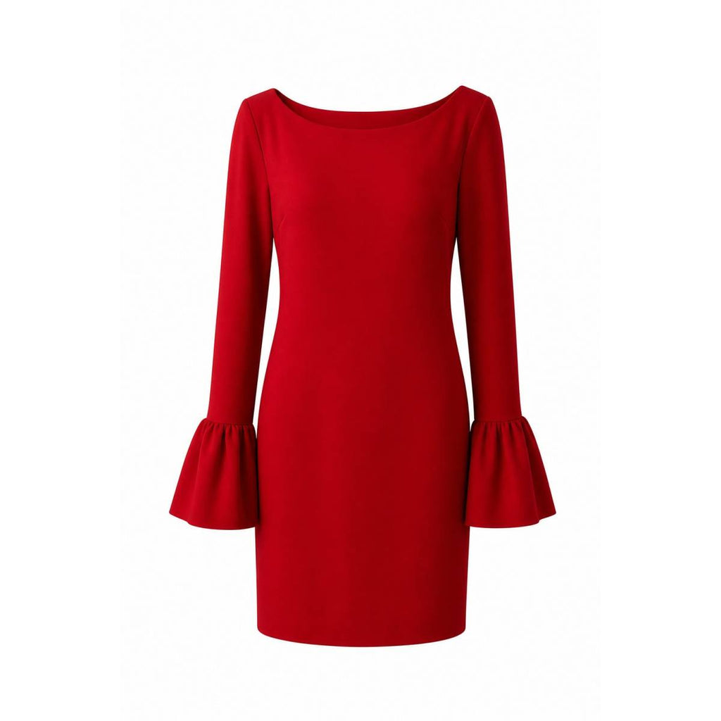 Staud | Rotes Minikleid aus Viskose und Polyamid Rouge 