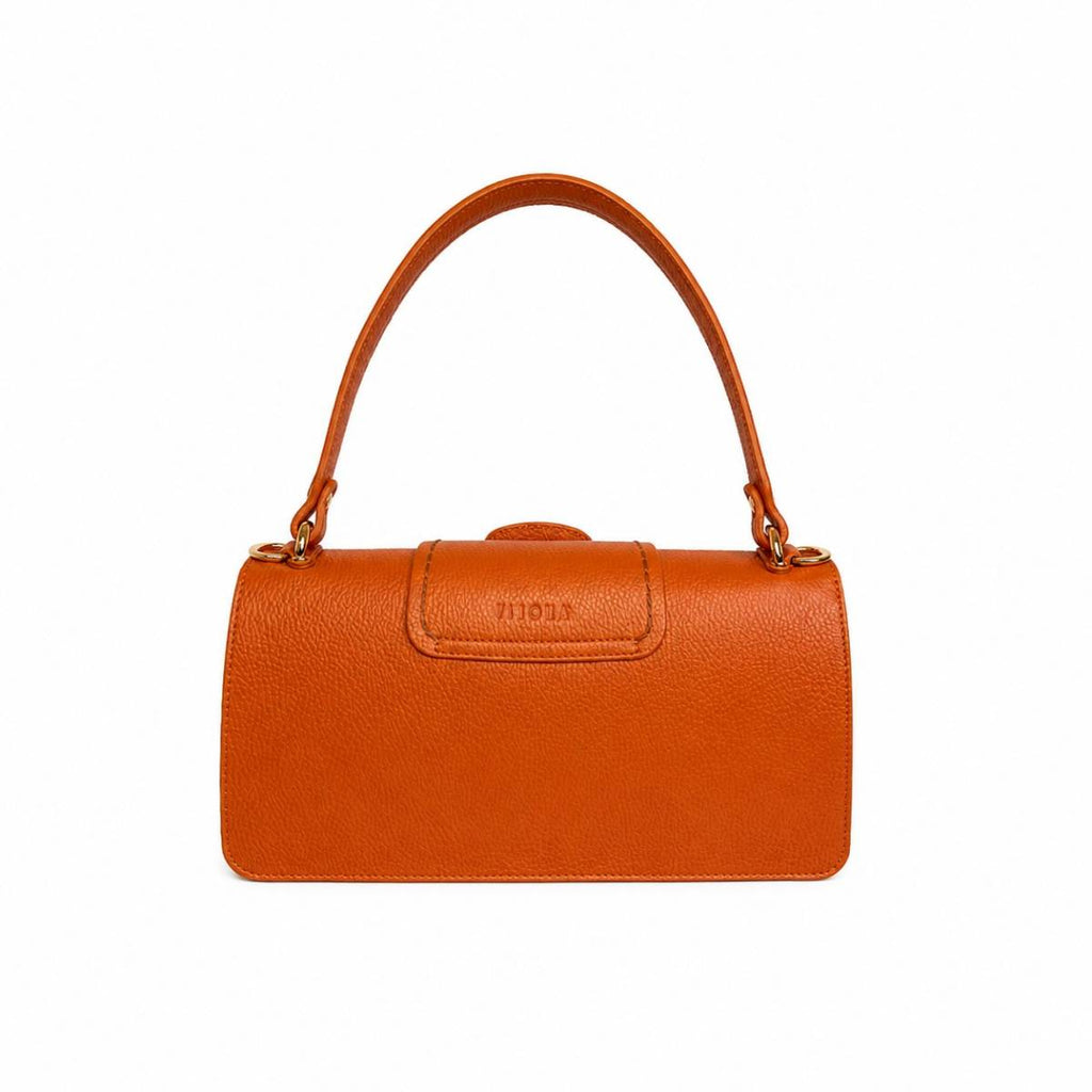 Visona' | Borsa in pelle Papaya
