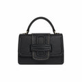 Mink' | Black leather bag