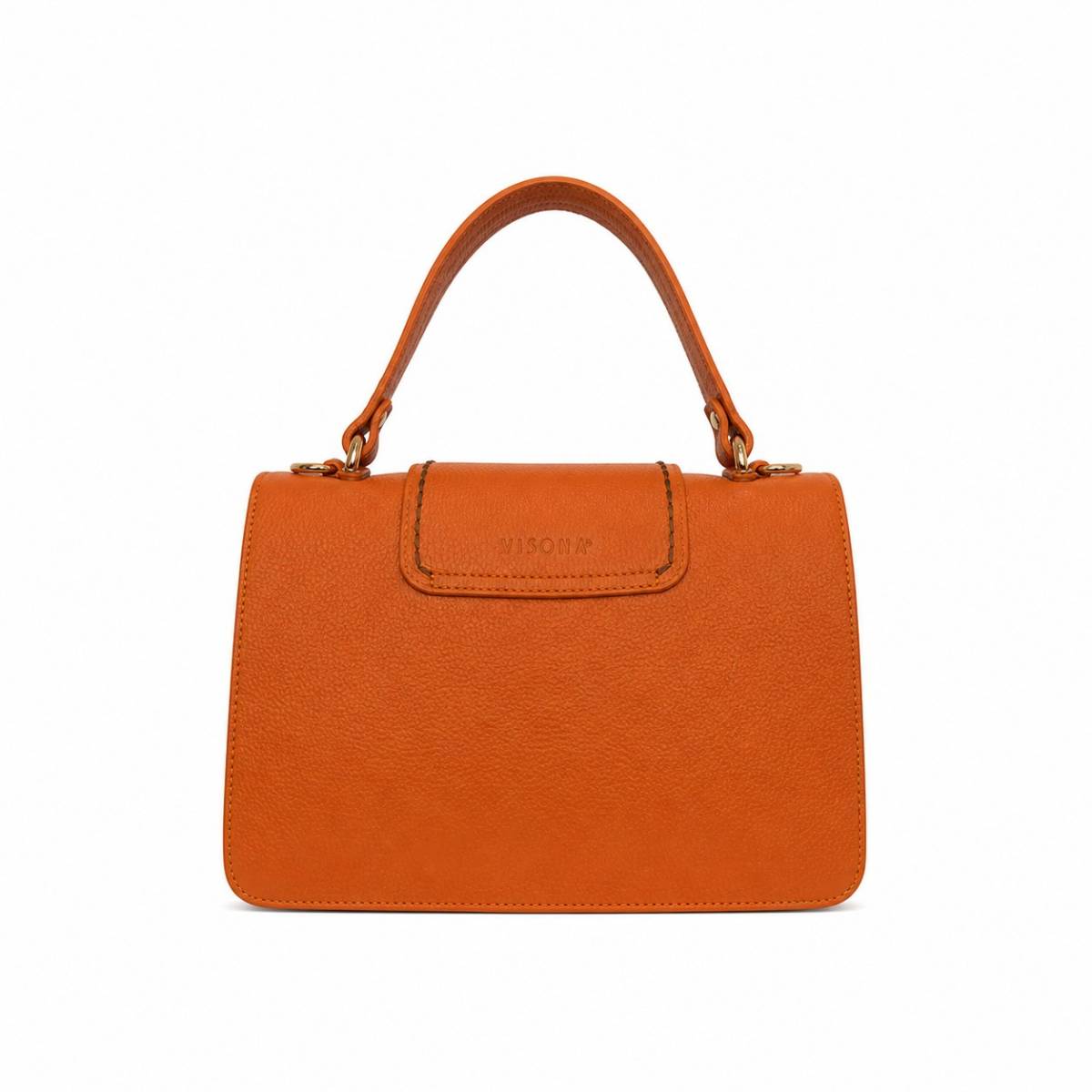 Visona' | Borsa in pelle Papaya