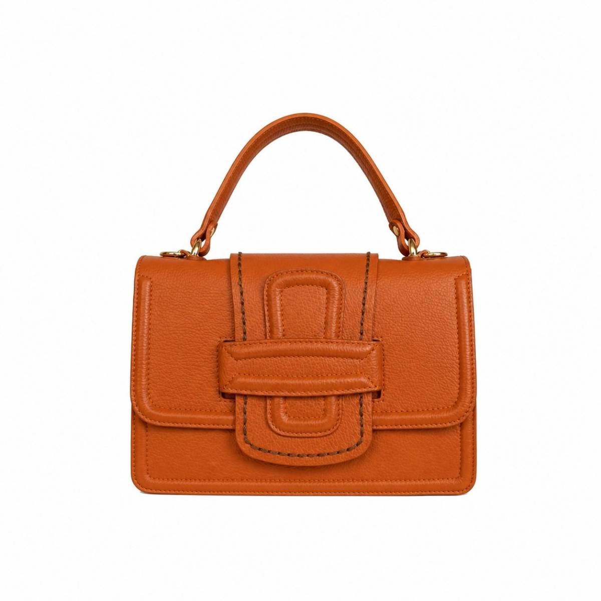 Visona' | Borsa in pelle Papaya