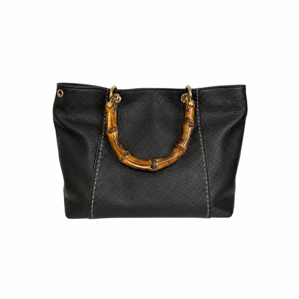 Mink' | Black leather bag