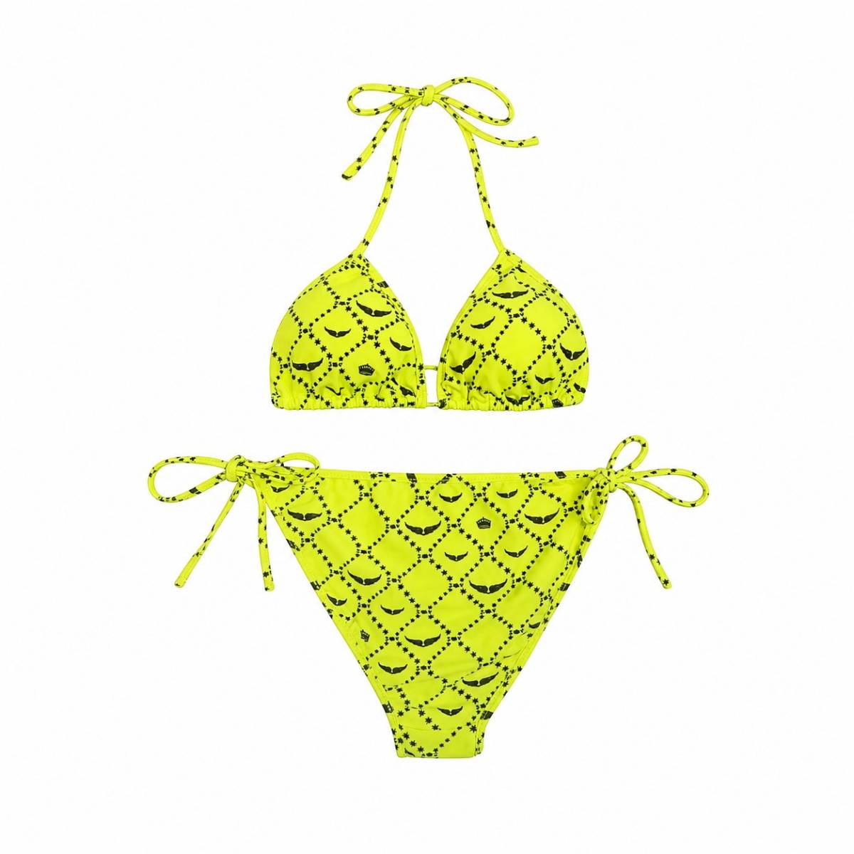 Zadig & Voltaire | Triangle Bikini Padded Yellow Fluo