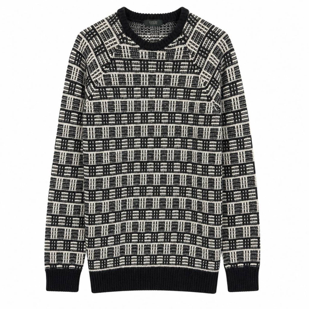 Zanone | Maglieria Blu Scuro/latte