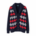 Zanone | Maglieria Blu/grigio/rosso