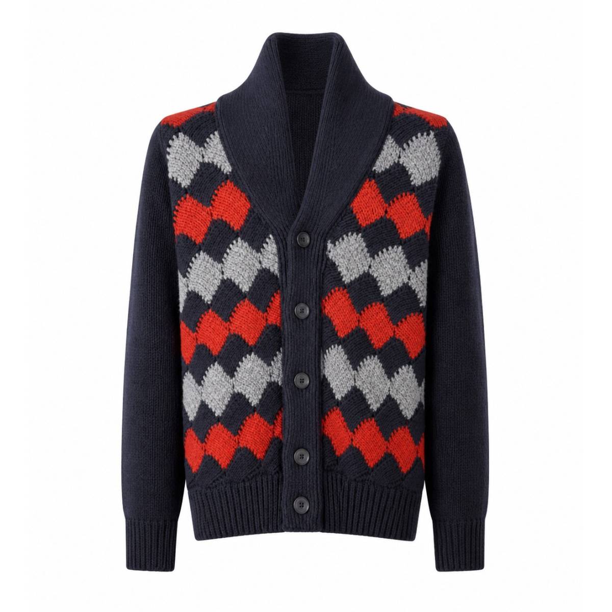Zanone | Fi-98%Wv-2%Pa-F3-Blau/Grau/Rot BLAU/GRAU/ROT 