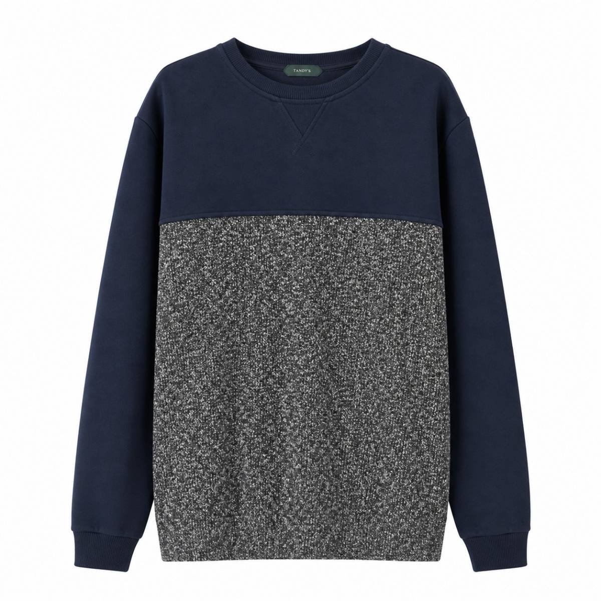 Zanone | Cotton Sweatshirt&knitting Var. Var. Blu